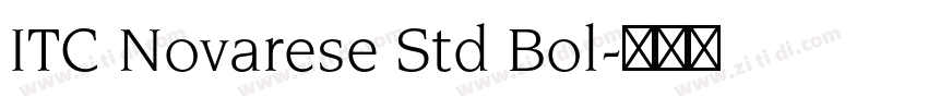 ITC Novarese Std Bol字体转换 ITC Novarese Std Bol字体转换